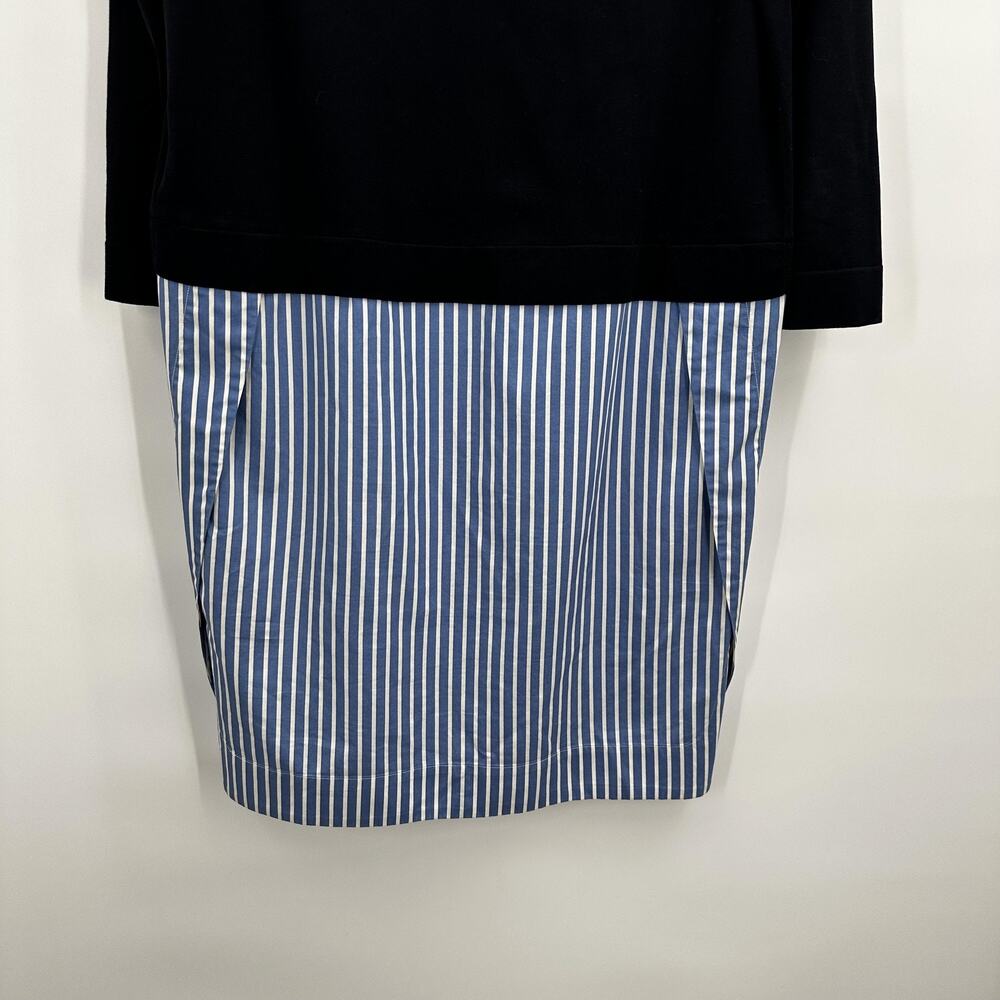 COS Dress Womens Small Striped Cowl Neck Midi Long Sleeve Casual - Picture 5 of 9